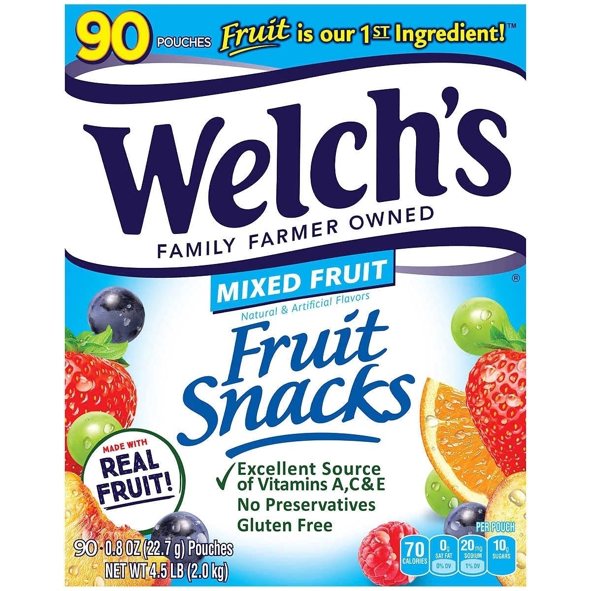 Welch's Mixed Fruit Fruit Snack (90 Count)