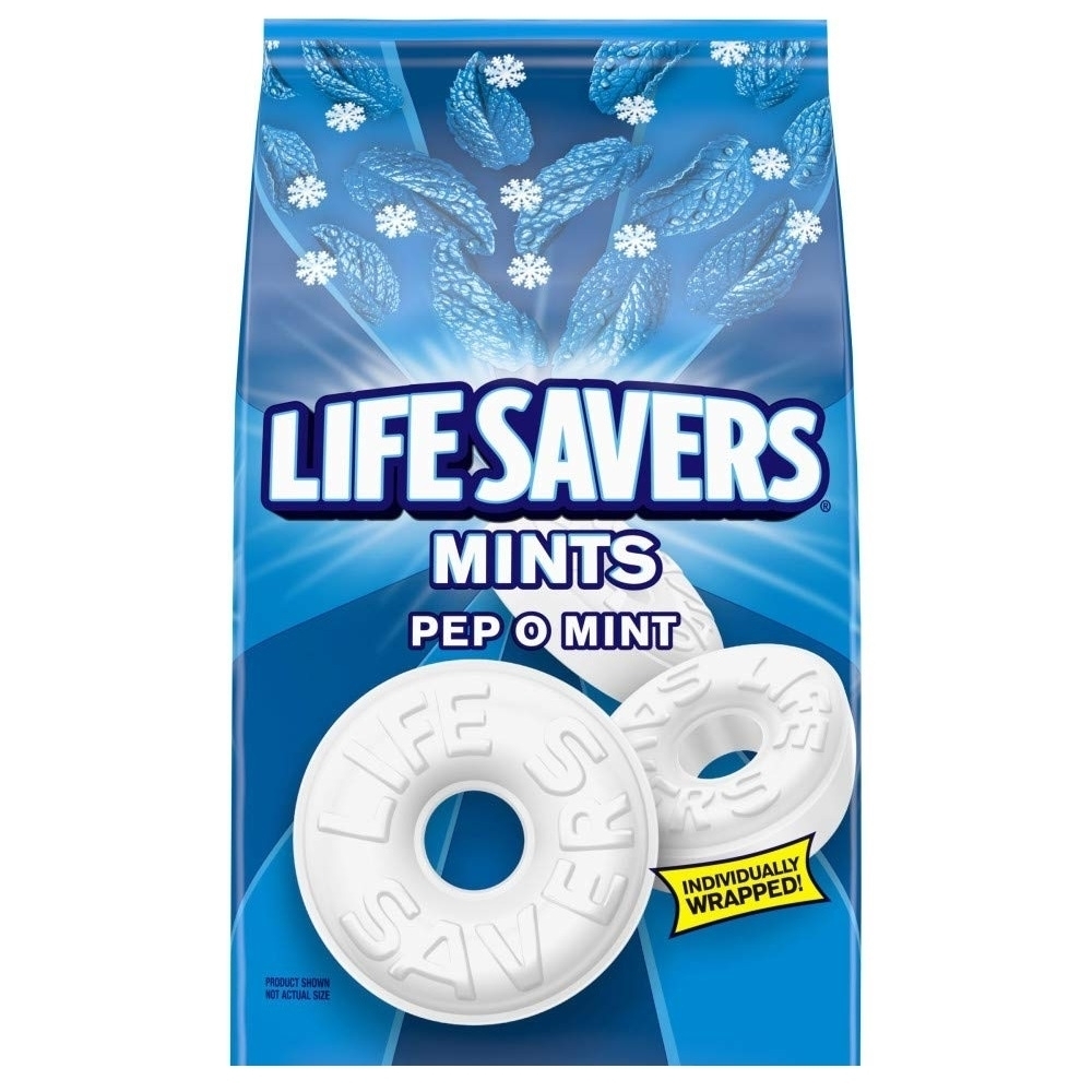 Lifesavers Pep O Mint Individually Wrapped Mints, 53.95 Ounce