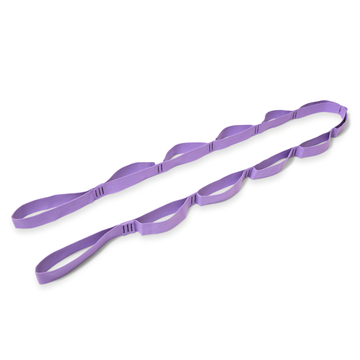 Multi-Loop Stretching Strap For Yoga & Pilates - Purple