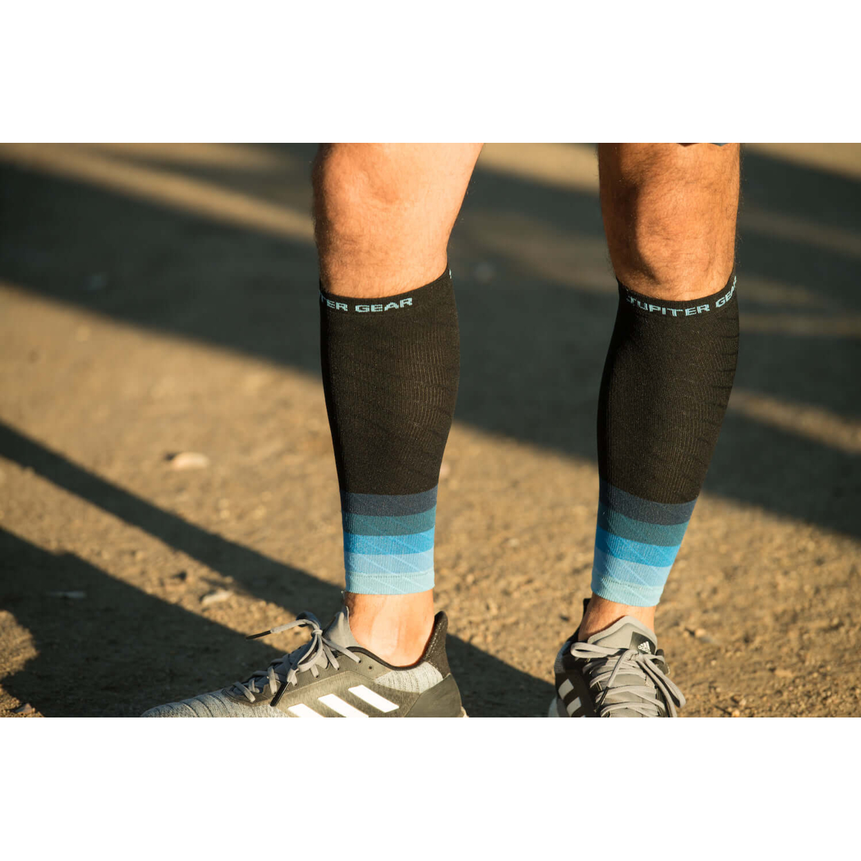 Endurance Compression Calf & Leg Sleeve For Running And Hiking - 14in - 19in Calf (L/XL)