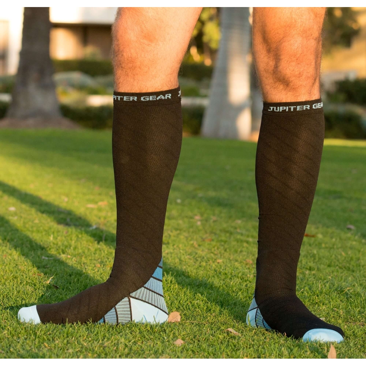 Endurance Compression Socks For Running And Hiking - L/XL (US Women 8-15.5 / US Men 8-14)