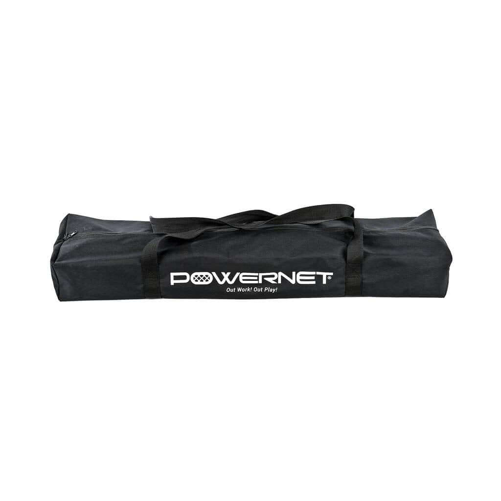 PowerNet 8x4 Soccer Goal - Bow Style Net With Metal Base