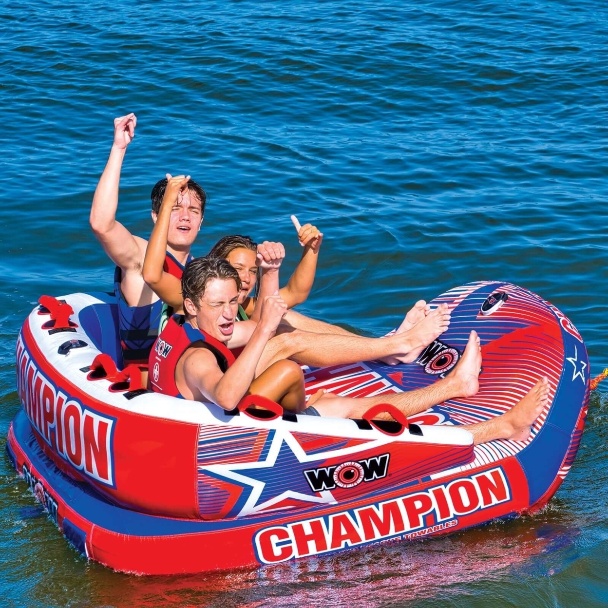 WOW Sports Champion 3-Person Towable (21-1010)