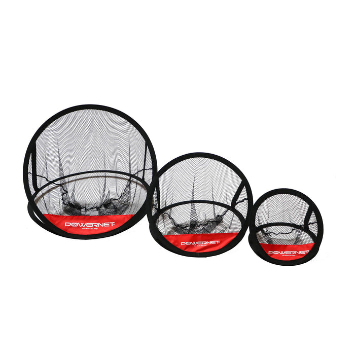 PowerNet 3-Piece Golf Chipping Net Set To Increase Skill For All Levels (1158)