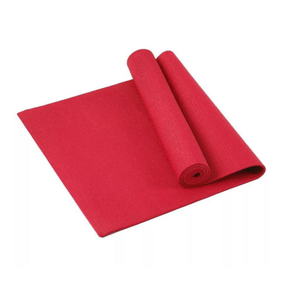 Performance Yoga Mat With Carrying Straps - Red