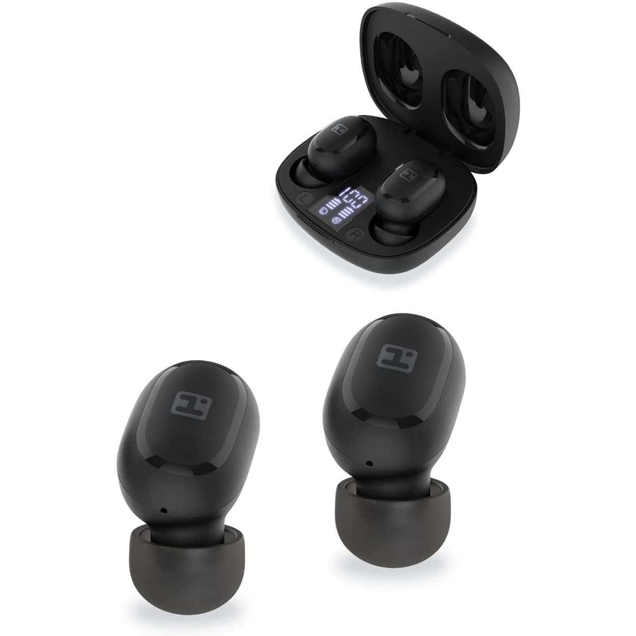 XT-45 Bluetooth Stereo Weather-Proof Earphones With Charging Case And USB Charging Cable (BE-206)