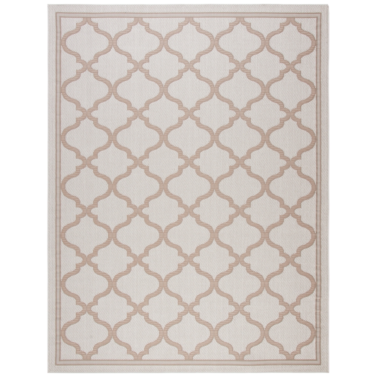 SAFAVIEH Outdoor BMU810C Bermuda Collection Ivory / Beige Rug