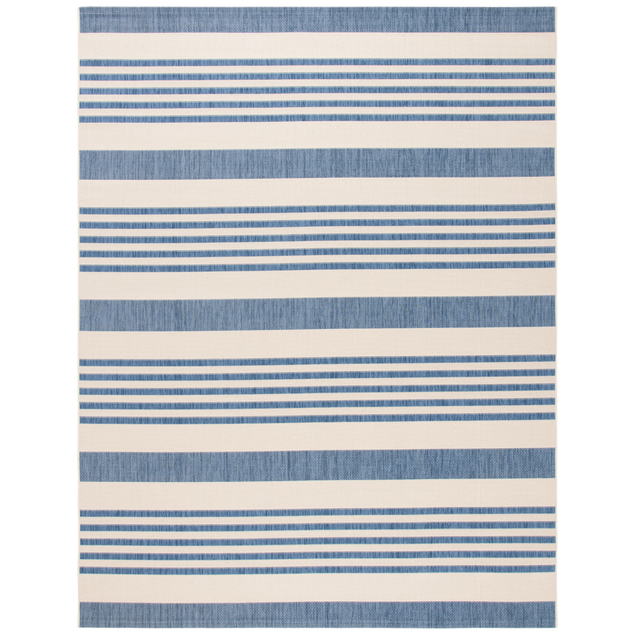 SAFAVIEH Indoor Outdoor CY6062-233 Courtyard Beige / Blue Rug