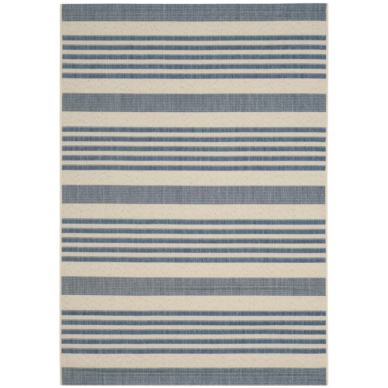 SAFAVIEH Indoor Outdoor CY6062-233 Courtyard Beige / Blue Rug