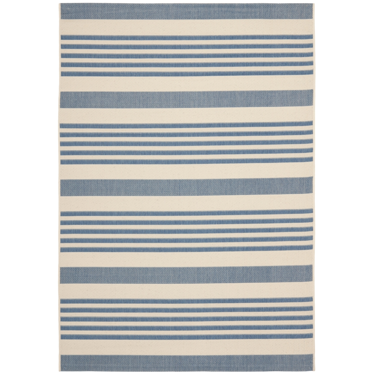 SAFAVIEH Indoor Outdoor CY6062-233 Courtyard Beige / Blue Rug