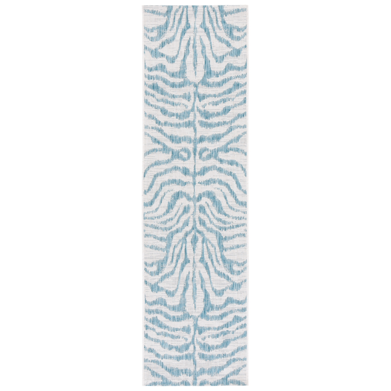 SAFAVIEH Outdoor CY8444-53612 Courtyard Ivory / Aqua Rug