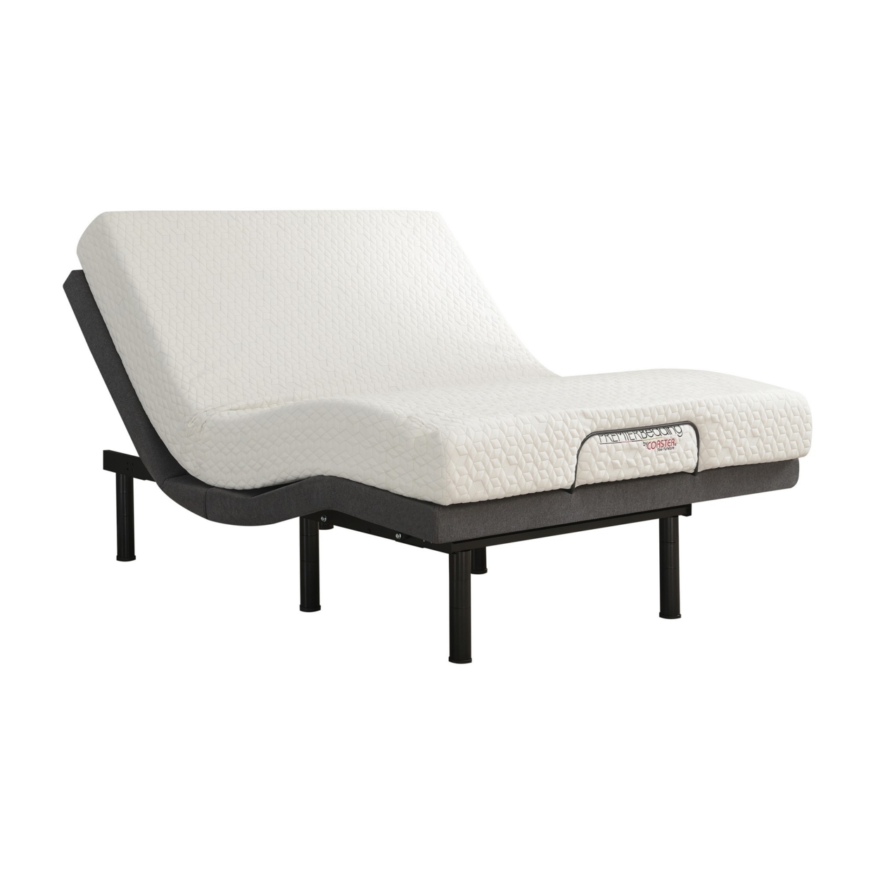 Tao Adjustable Bed Base XL Twin, Ergonomic Dual Incline Massager, Bluetooth- Saltoro Sherpi