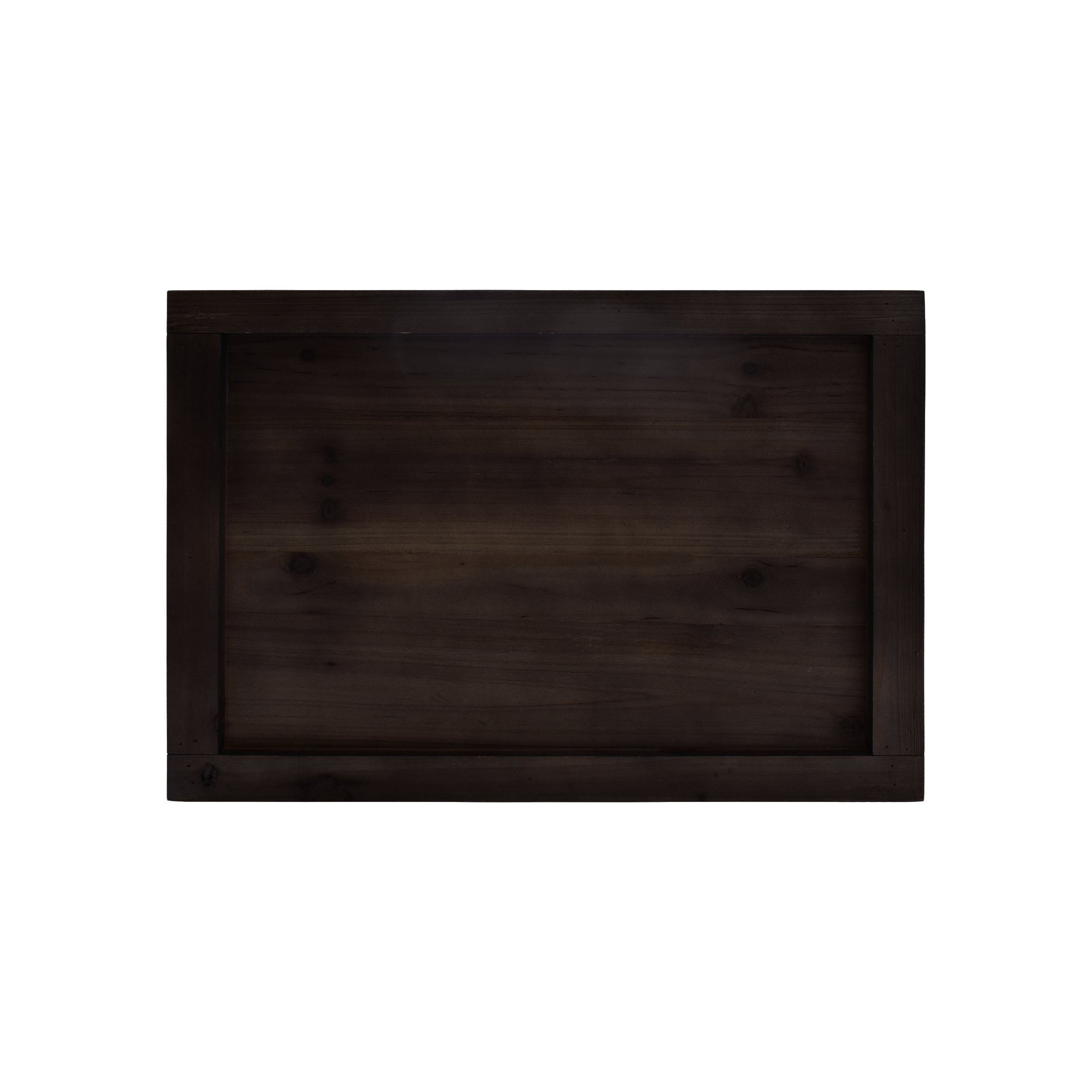 Annabelle Industrial 4 Shelf Firwood Bookcase - Black + Dark Walnut