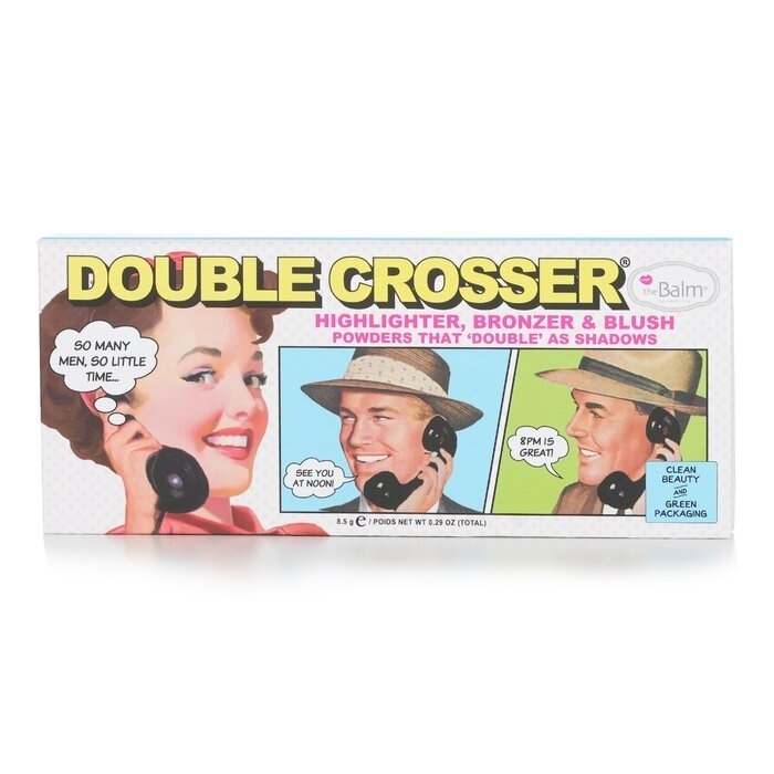 TheBalm - Double Crosser (Highlighter, Bronzer & Blush)(8.5g/0.29oz)