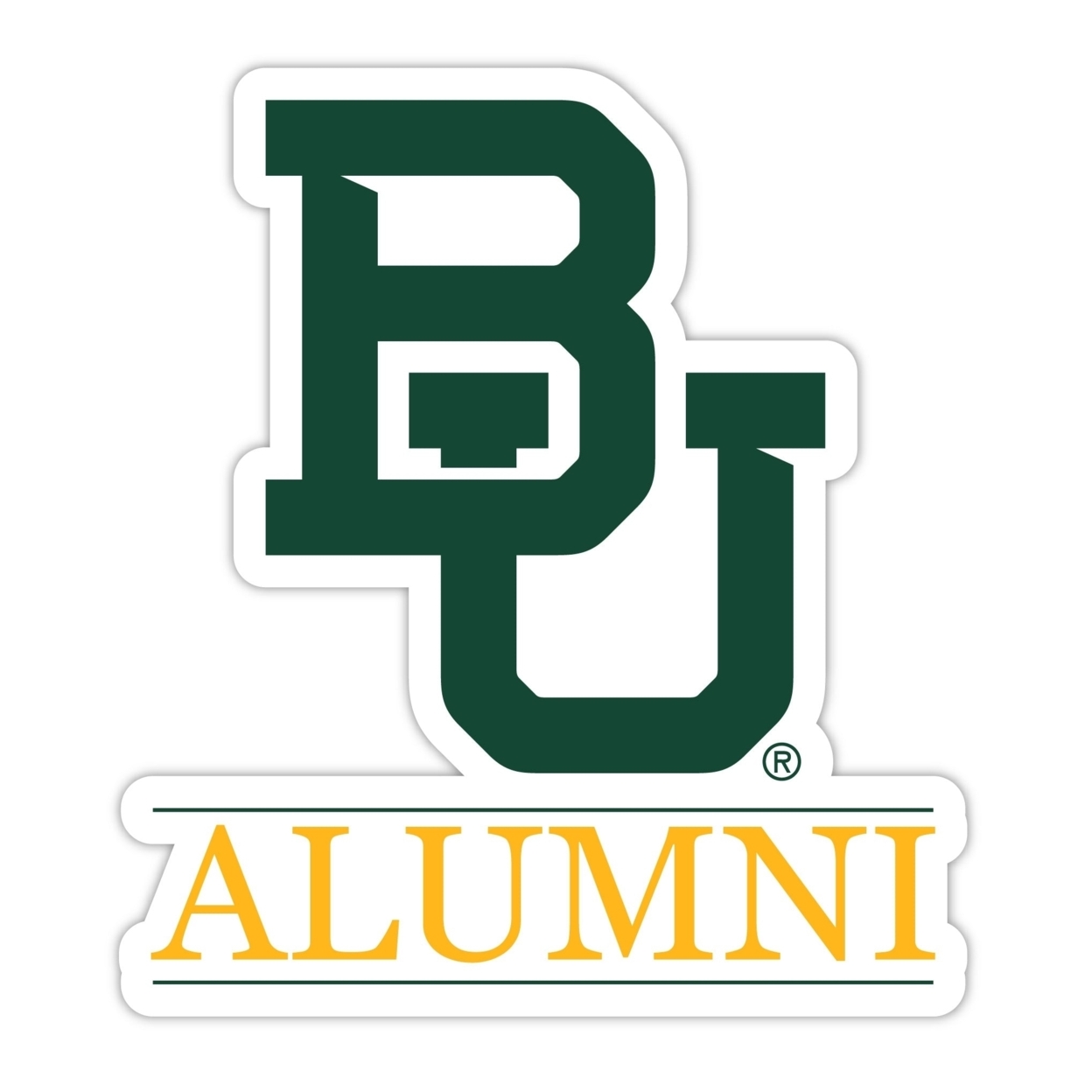 Baylor Bears Alumni 4 Sticker