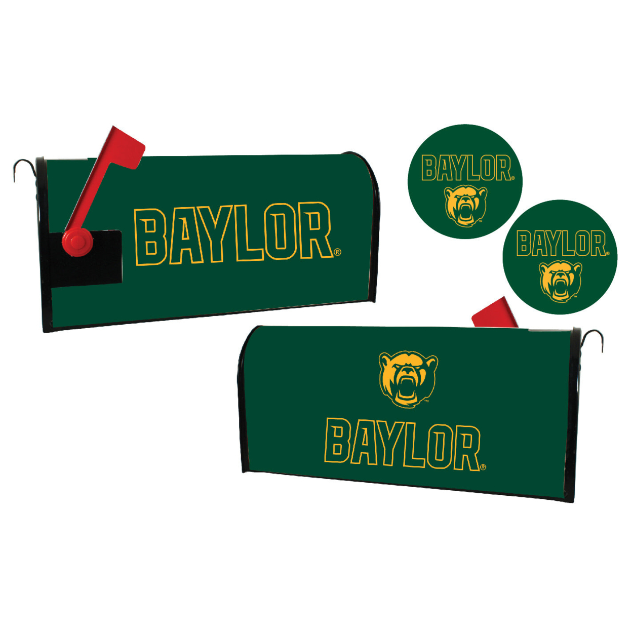 Baylor Bears Magnetic Mailbox Cover & Sticker Set