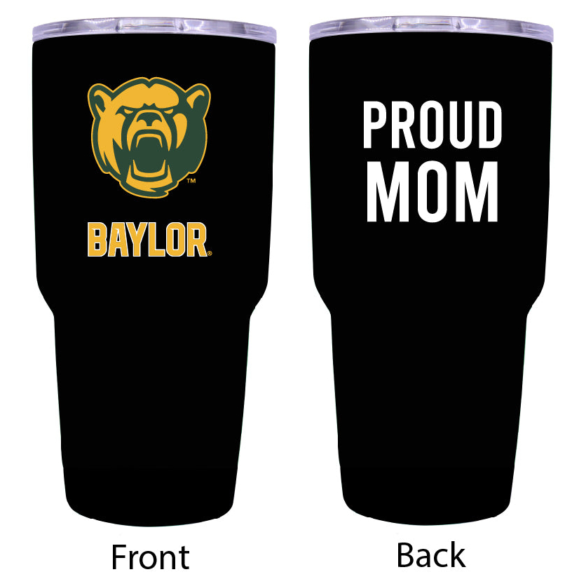 Baylor Bears Proud Mom 24 Oz Insulated Stainless Steel Tumblers Choose Your Color.