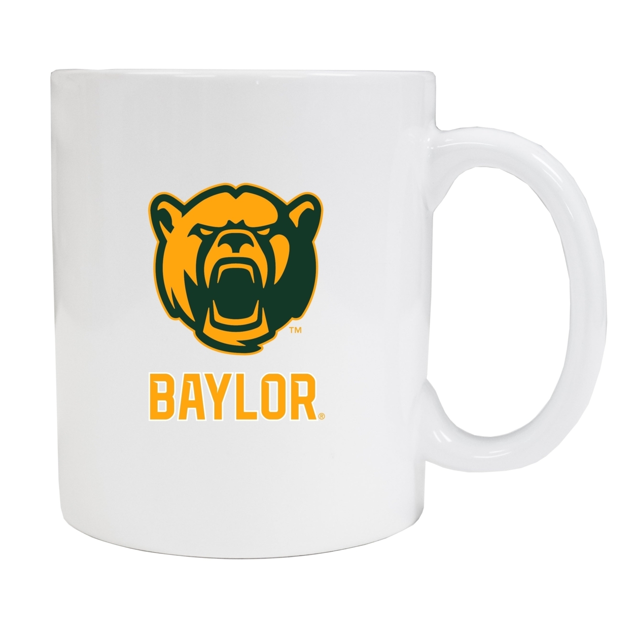 Baylor Bears White Ceramic Mug (White).