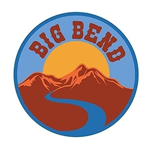 Big Bend National Park Texas 4 Inch Round Decal
