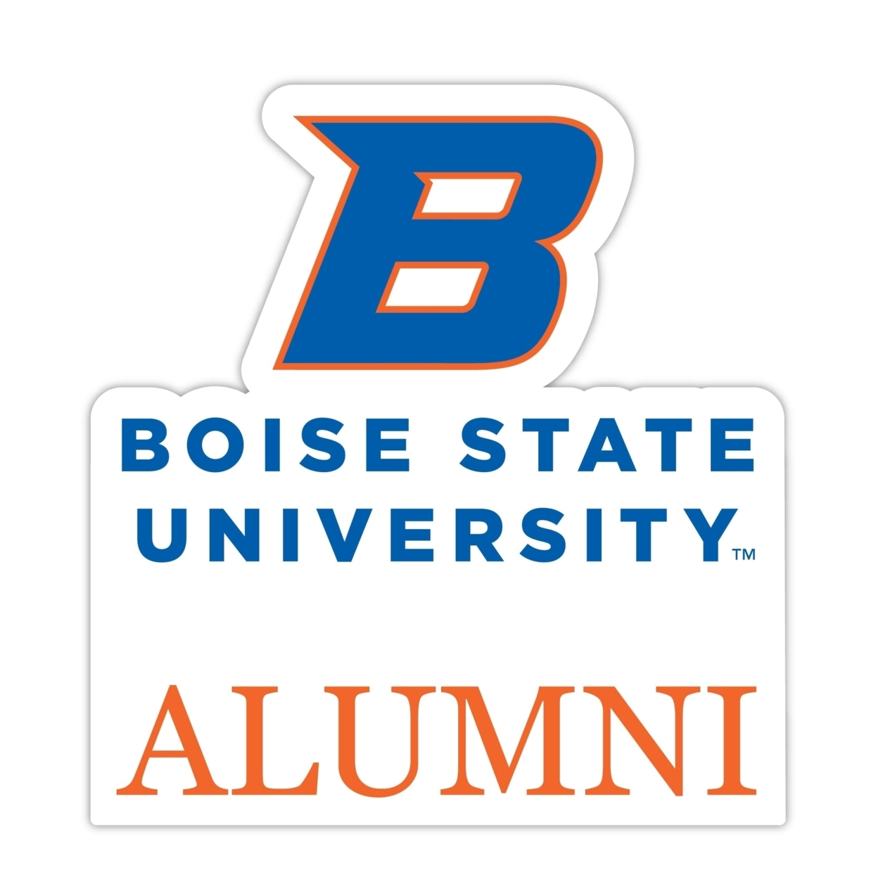 Boise State Broncos Alumni 4 Stickers