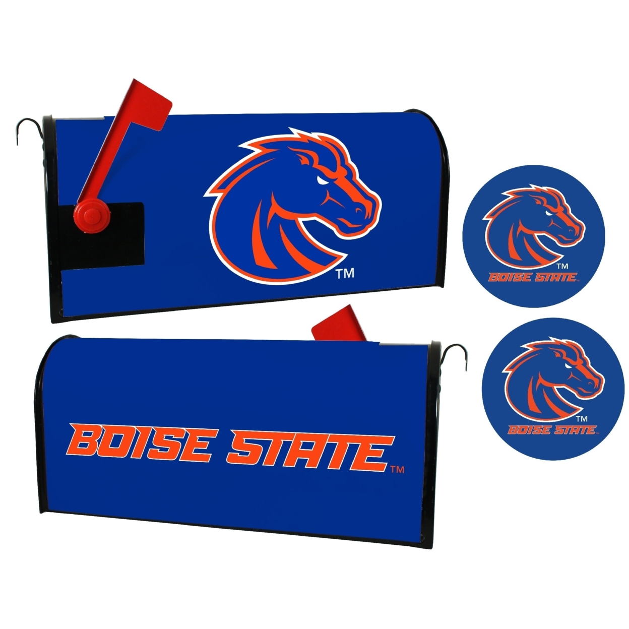 Boise State Broncos Magnetic Mailbox Cover & Sticker Set
