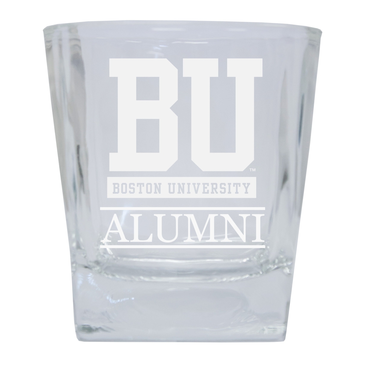 Boston Terriers 8 Oz Etched Alumni Glass Tumbler 2-Pack