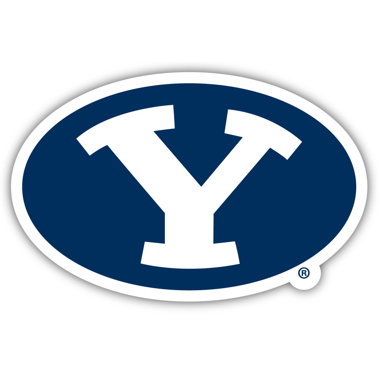 Brigham Young Cougars 4 Inch Vinyl Decal Sticker
