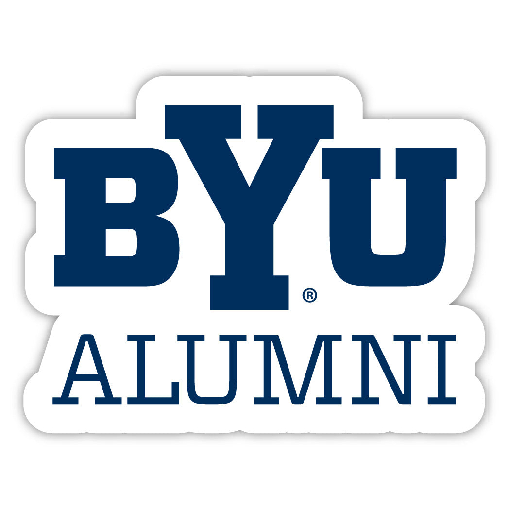 Brigham Young Cougars Alumni 4 Sticker