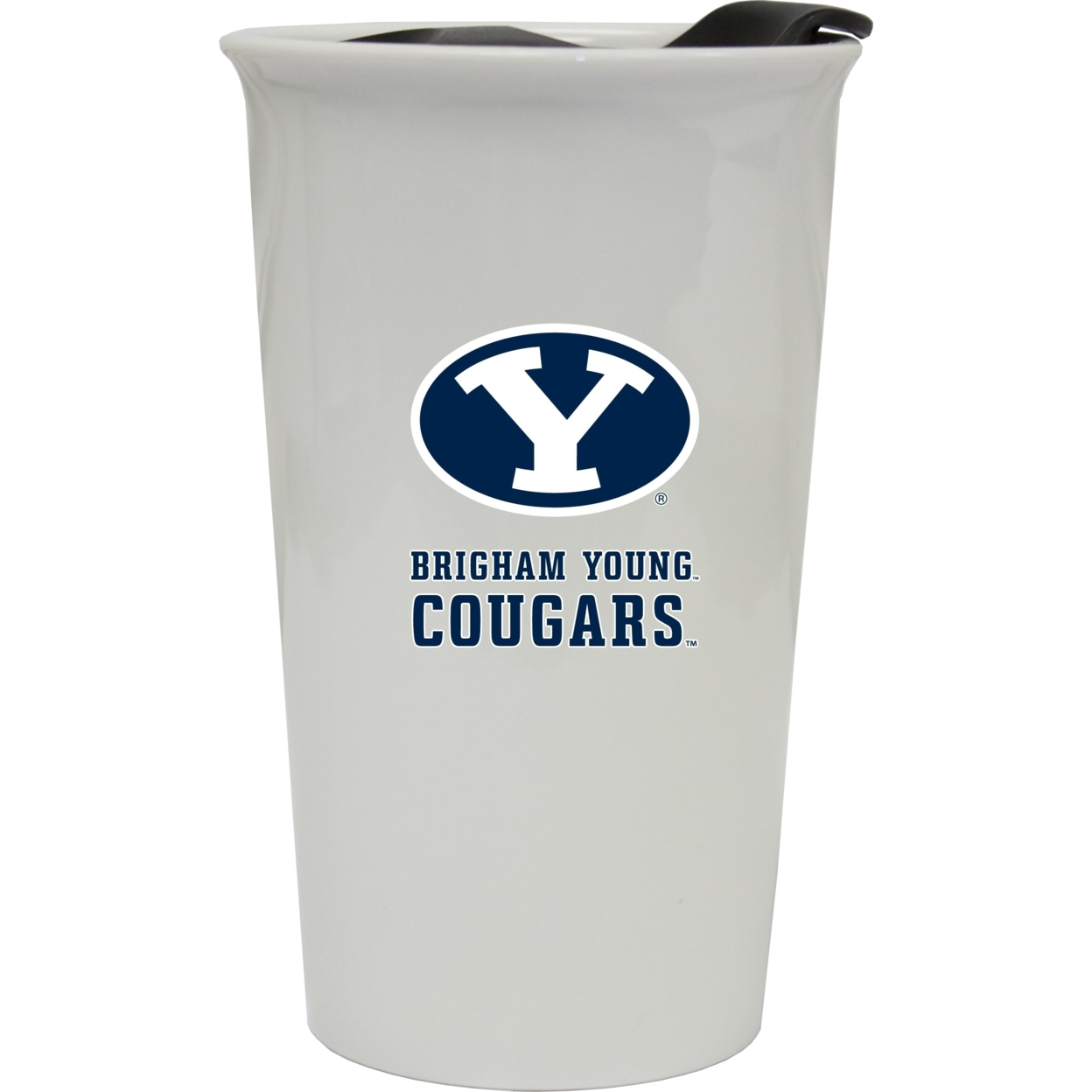 Brigham Young Cougars Double Walled Ceramic Tumbler