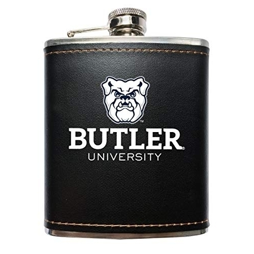 Butler Bulldogs Black Stainless Steel 7 Oz Flask