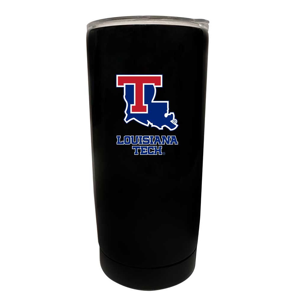 Louisiana Tech Bulldogs 16 Oz Choose Your Color Insulated Stainless Steel Tumbler Glossy Brushed Finish