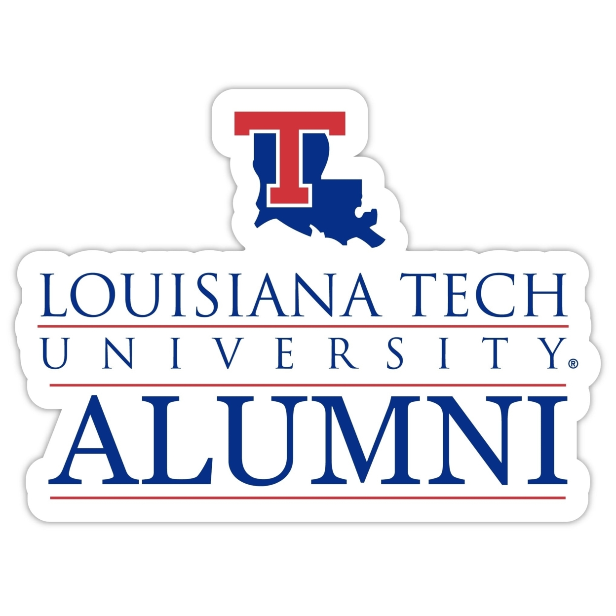 Louisiana Tech Bulldogs Alumni 4 Sticker