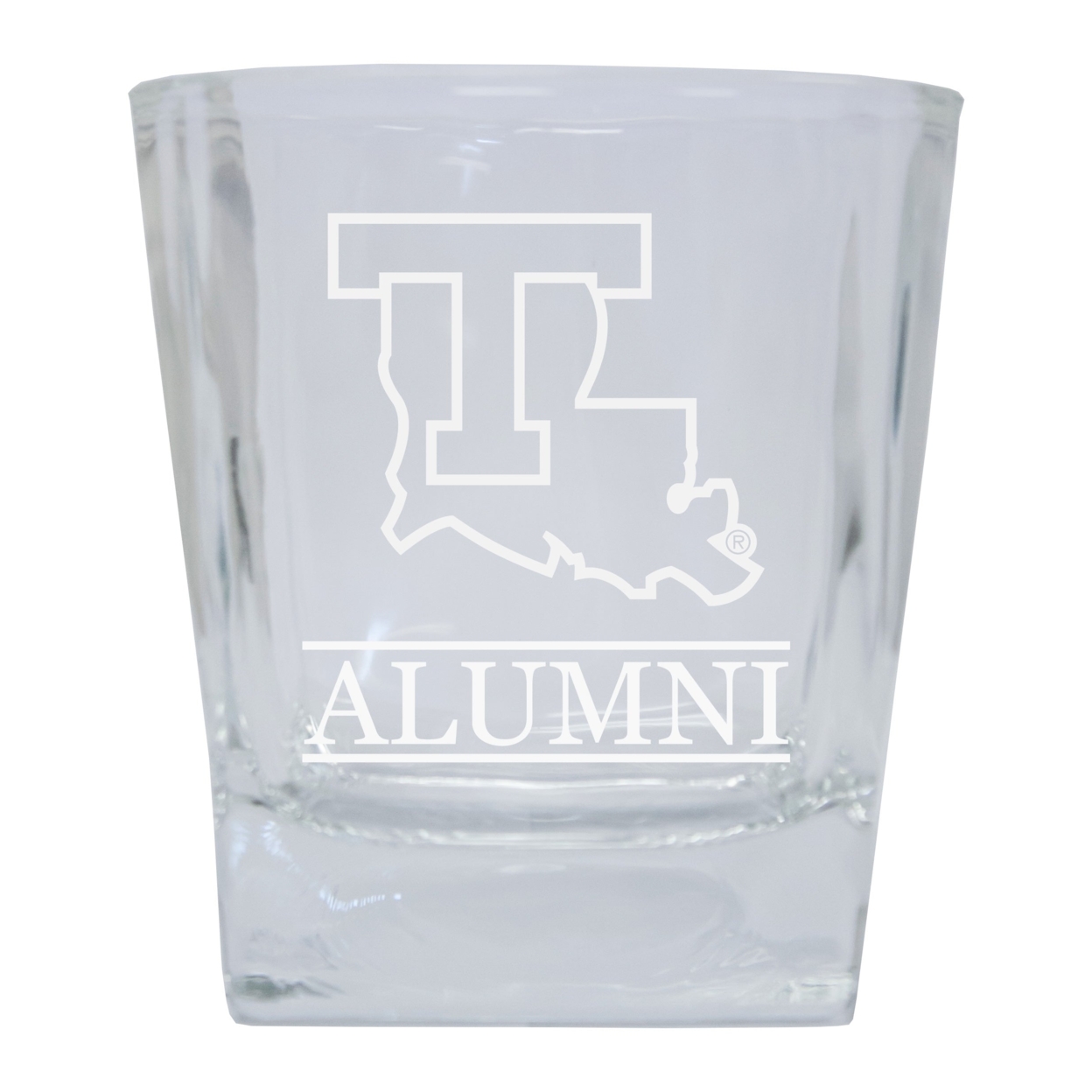 Louisiana Tech Bulldogs 8 Oz Etched Alumni Glass Tumbler 2-Pack