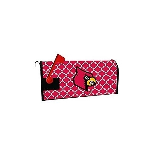 Louisville Cardinals Mailbox Cover-University Of Louisville Magnetic Mail Box Cover-Moroccan Design