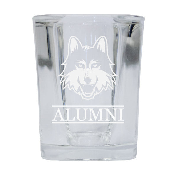 Loyola University Ramblers Alumni Etched Square Shot Glass