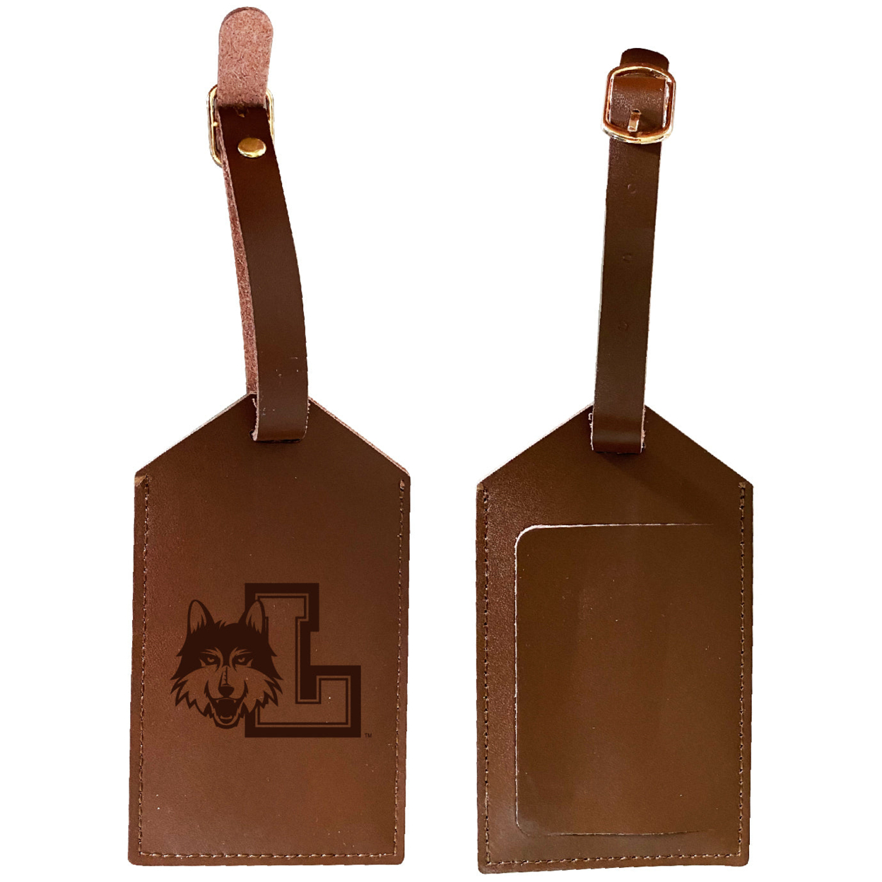 Loyola University Ramblers Leather Luggage Tag Engraved