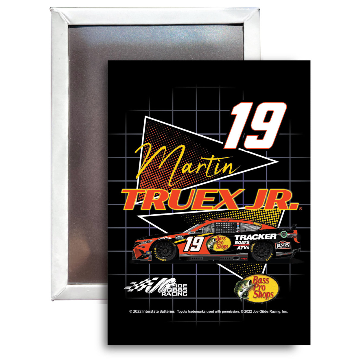 Martin Truex Jr. #19 Nascar 2.5X3.5 Refrigerator Magnet New For 2022