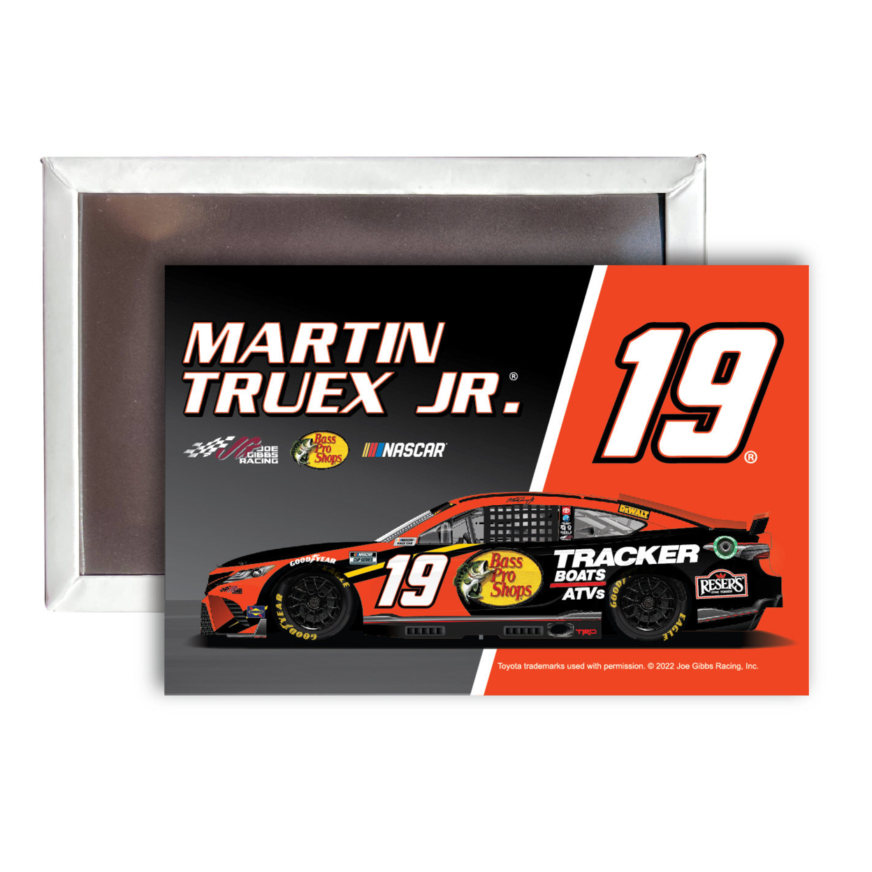 #19 Martin Truex Jr. Nascar 2x3-Inch Fridge Magnet