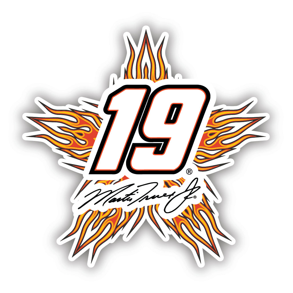 Martin Truex Jr. #19 NASCAR Cup Series 3 Laser Cut Decal