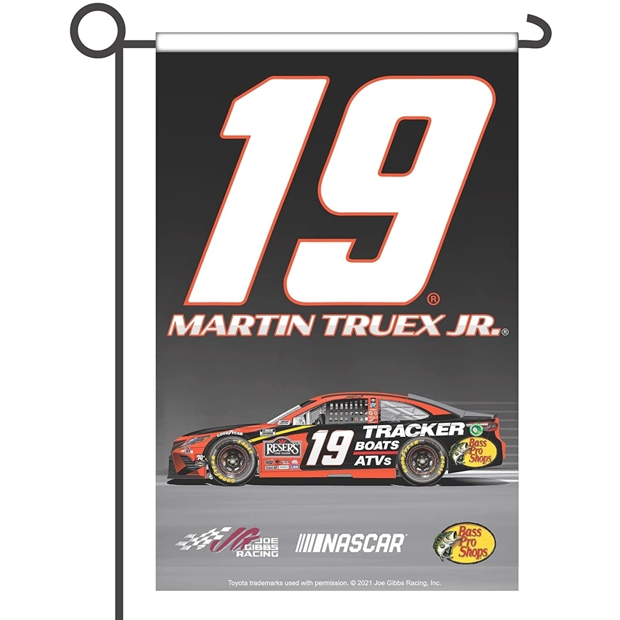 Martin Truex Jr. #19 NASCAR Cup Series Garden Flag New For 2021