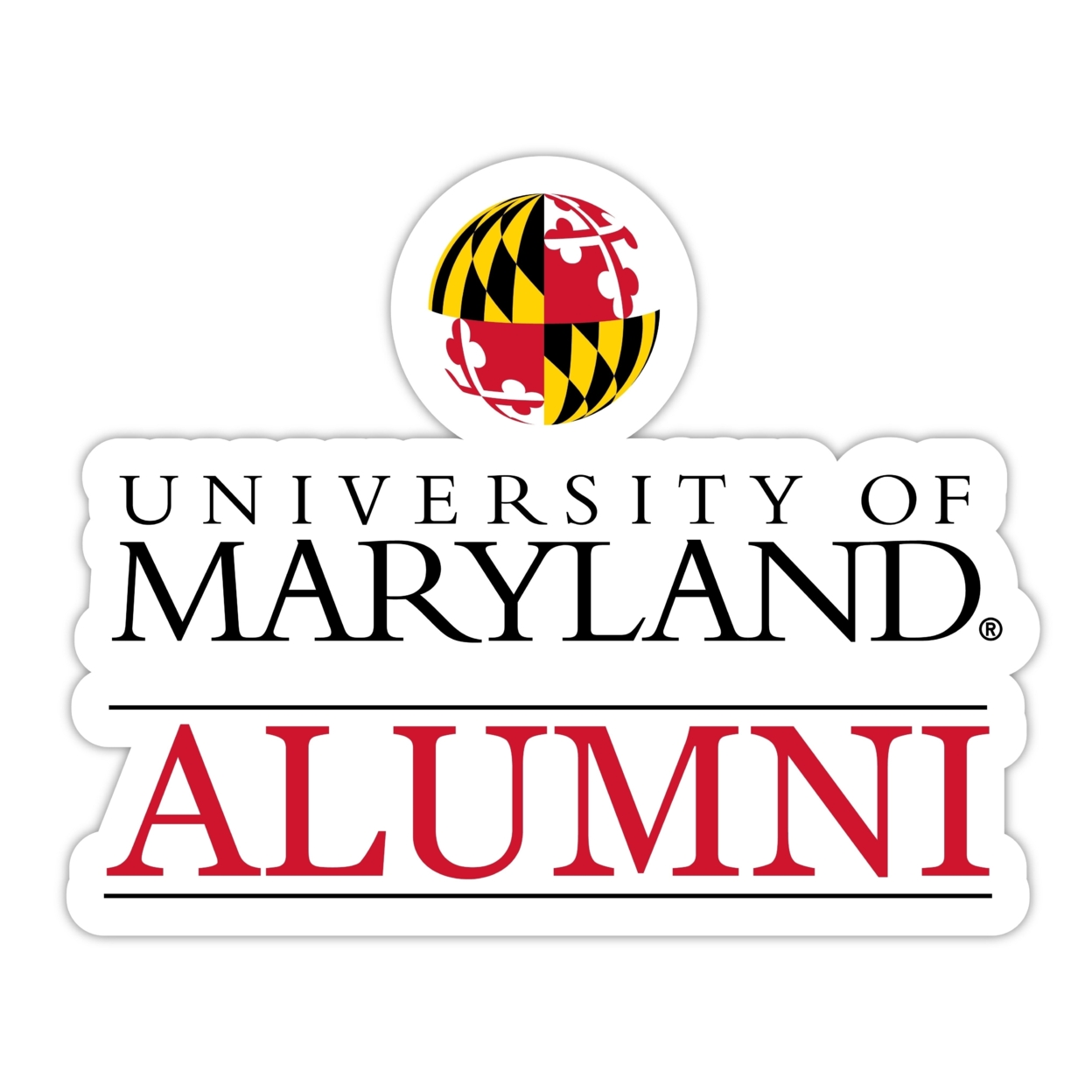 Maryland Terrapins Alumni 4 Sticker