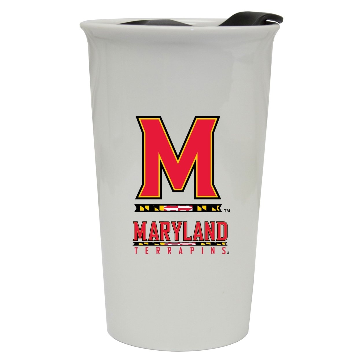 Maryland Terrapins Double Walled Ceramic Tumbler