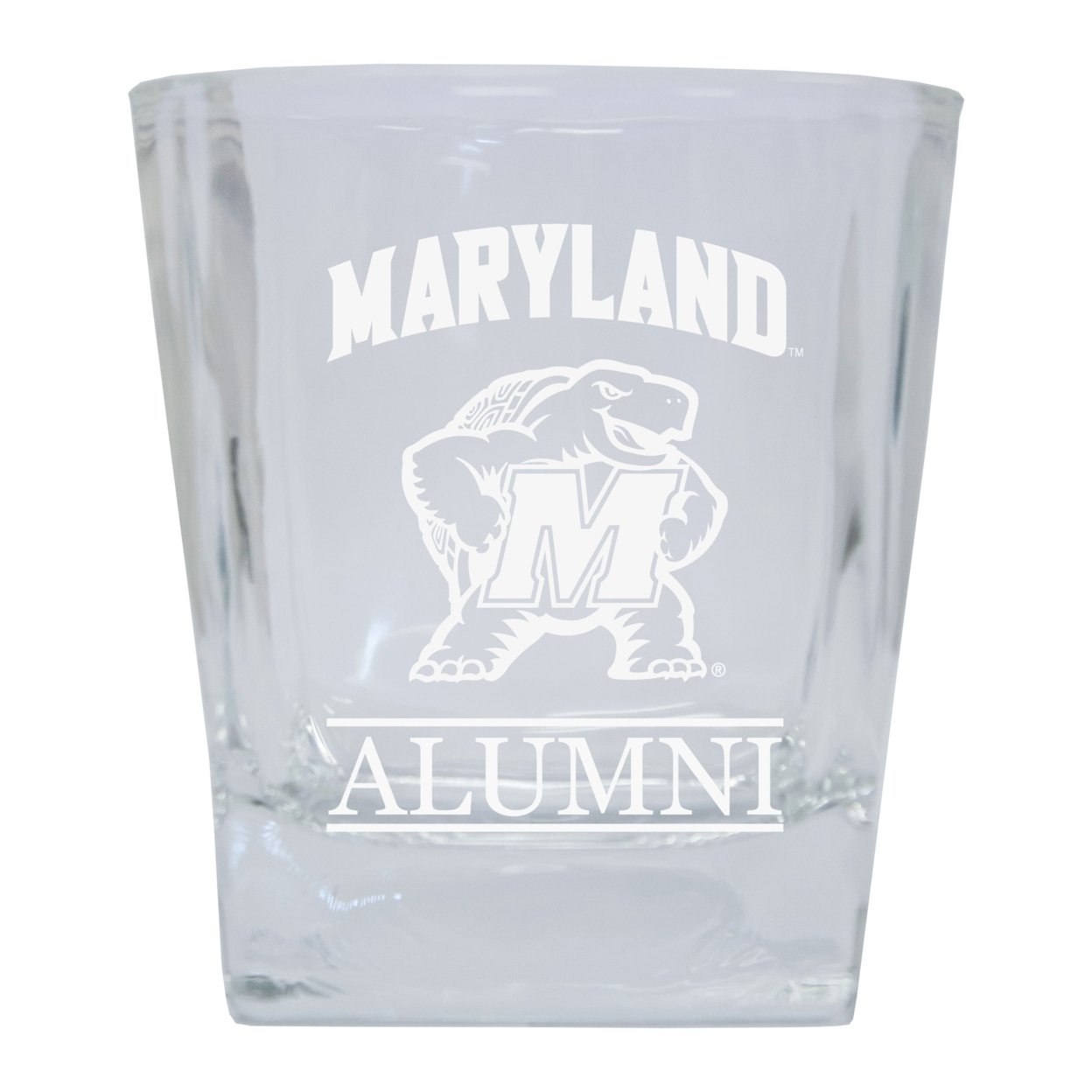 Maryland Terrapins Etched Alumni 5 Oz Shooter Glass Tumbler 2-Pack