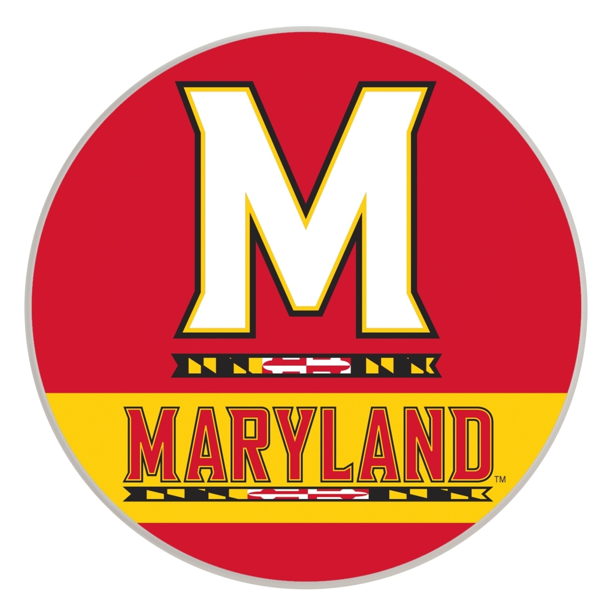 Maryland Terrapins Paper Coaster 4 Pack