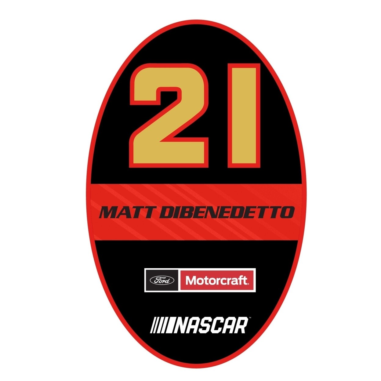 Matt DiBenedetto #21 NASCAR Oval Magnet New For 2020