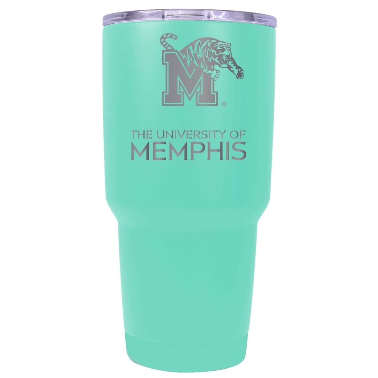 Memphis Tigers 30 Oz Laser Engraved Stainless Steel Insulated Tumbler Choose Your Color.