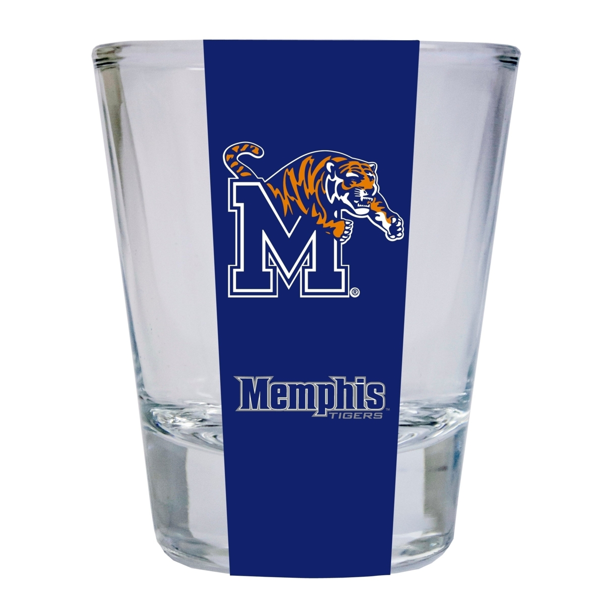 Memphis Tigers Round Shot Glass