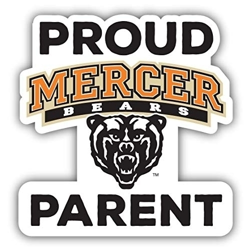 Mercer University 4 Proud Parent Decal 4 Pack