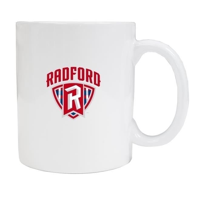 Radford University Highlanders White Ceramic Mug 2-Pack (White).