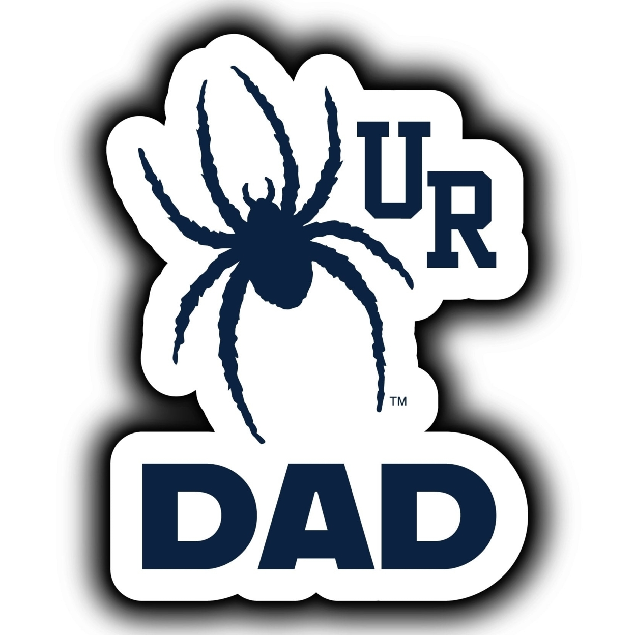 Richmond Spiders 4-Inch Proud Dad Die Cut Decal